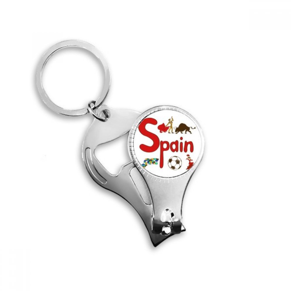 Porte-clés symbole national Espagne idée cadeau souvenir pour collectionneur