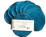 100 % LAVABLES ET RÉUTILISABLES – Fini les cotons jetables ! Ils se lavent facilement à la main ou en machine et s’utilisent des centaines de fois.