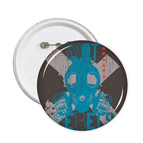 Badge Masque à gaz Pollution Rebels pour relooker une veste terne