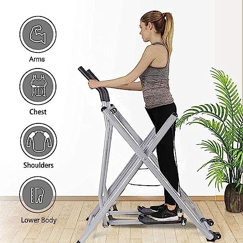 Rower orbitrekowy, dwufunkcyjny, pionowy rower treningowy do treningów domowych, sprzęt fitness do treningu cardio i siłowy, idealny do domowej siłowni