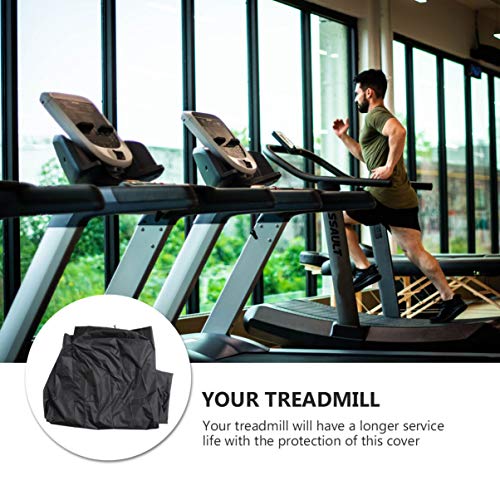 Capa de esteira Yardwe em tecido Oxford em forma de L para esportes corrida e corrida à prova de poe