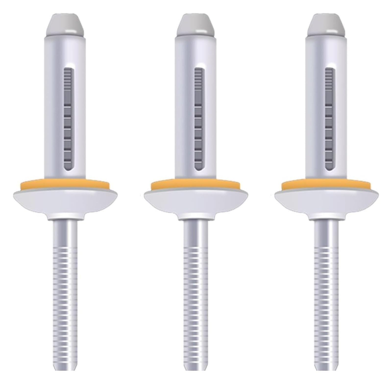 Blind Rivets, Aluminum Large Flange Blind Rivets 5.2x17-31mm Tri Fold Exploding Pop Rivets 10 Pieces(5.2X28mm)