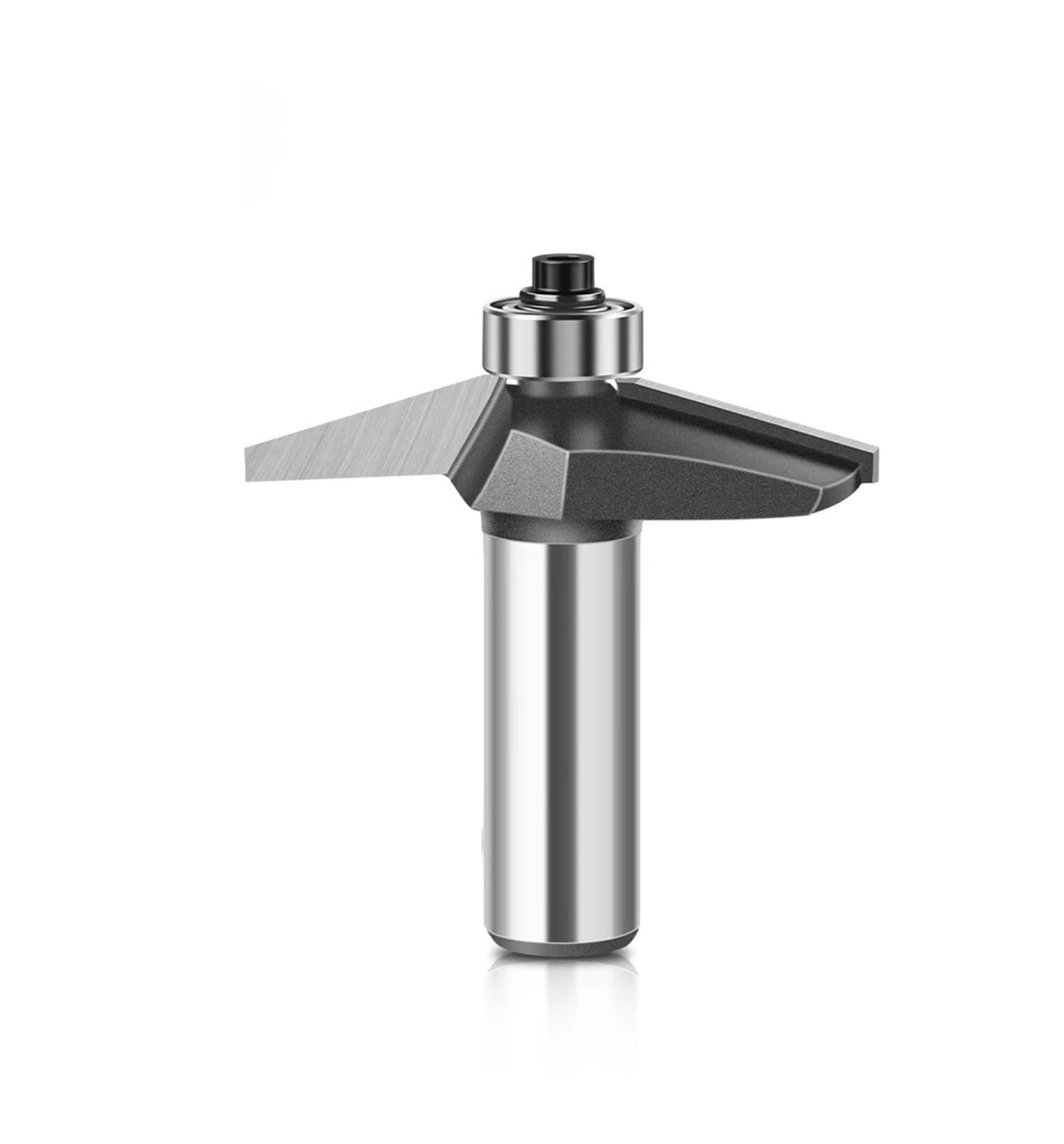1pc 15 stopni fazowanie krawędzi formowanie frez 12mm 1/2 cala Shank skos równo z wykończeniem frezy do obróbki drewna(15DMBXD12.7X25.4mm)