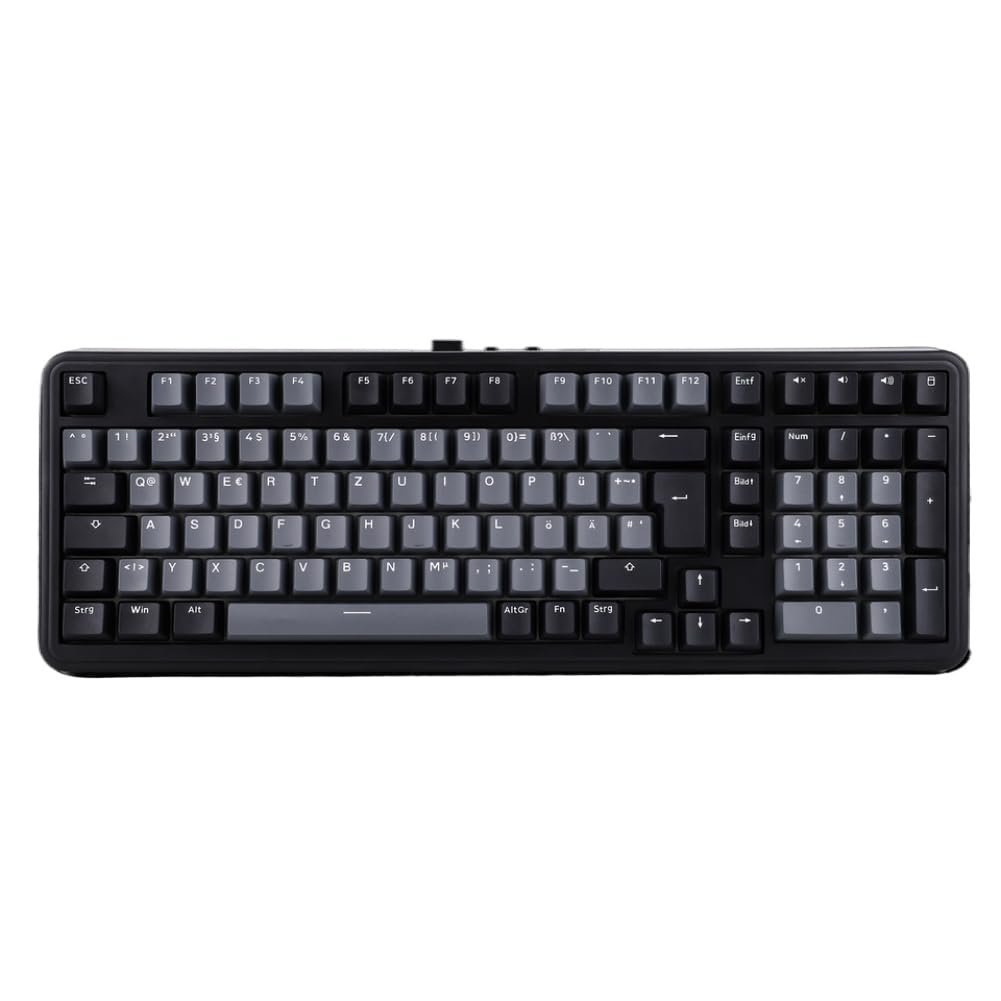 Tastiera TH99 ISO-DE Layout QWERTZ 96% Guarnizione cremosa Cablata 2.4G Wireless Meccanica Con manopola Tastierino numerico