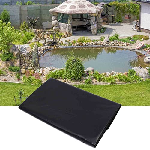 WAYMX Forro De Estanque Ornamental Flexible 3x7m/4x7m/5x6m/5x7m/6x7m/7x7m/10x7m HDPE Negro Revestimiento para Estanque De Peces 0,2mm De Espesor Lona para Estanques para Agua Fuentes Y Estanques Koi Cover