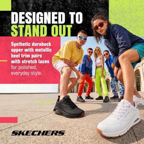Image of Skechers Women Uno Shimmer Away Sneakers