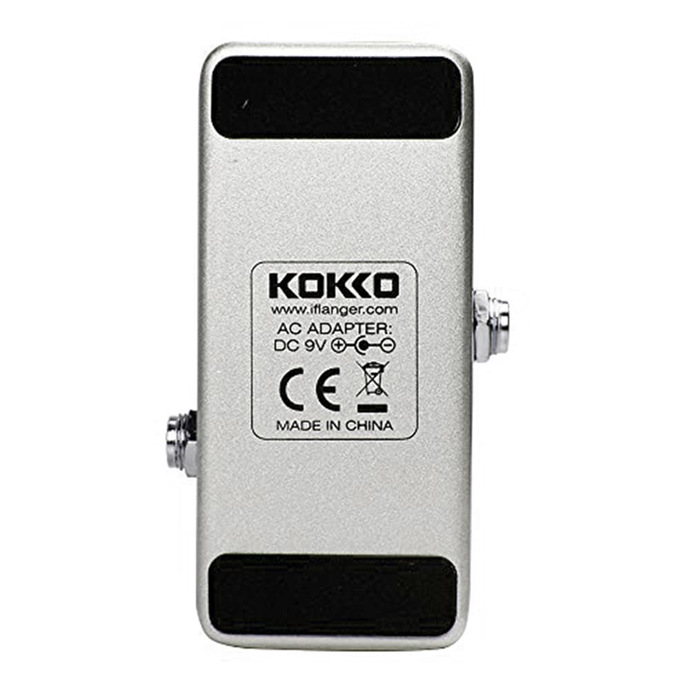 KOKKO Pedale Compressore, Mini Processore Effetto Chitarra Analogico per Chitarra Elettrica e Basso, Vero bypass (FCP2)