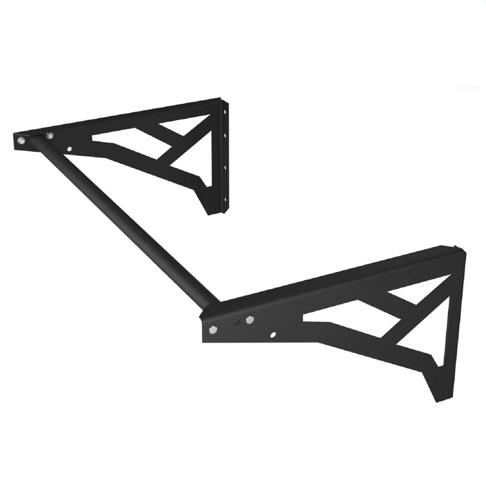 QLS Klimmzugstange 110 cm Professionell Tragkraft 200 Kg Wandmontage Stahl