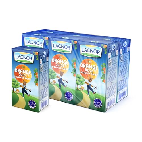 Lacnor Essentials Orange Juice Enriched With Vitamin C 125Ml Pack Of 6