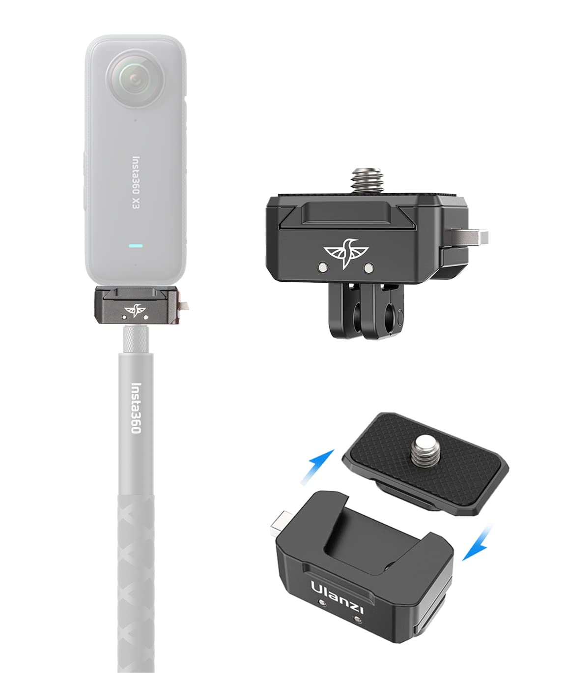 ULANZI Inov8 Quick Release Mount Kit for Invisible Selfie