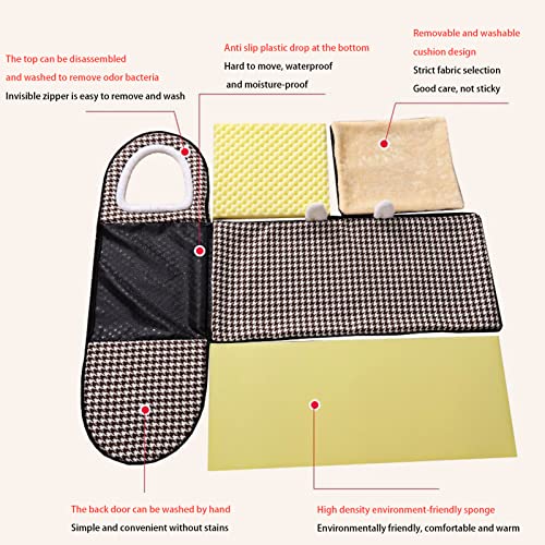 Lüzhong Cozy Cave Dog Bed,Premium Cave Pet Bed For Cats And Small Dogs Calming And Cozy Covered Sleeping Cushion For Cuddlers & Burrowers Style E #TOP3