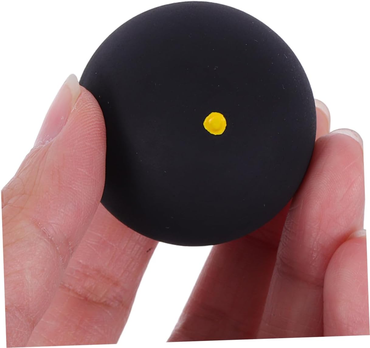 Squash Training Balls 2pcs Single Dot Rubber Small Balls for Competition and Reaction Practice Suitable for Beginners and Professional Squash Equipment