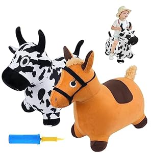 Bouncy Hopper Cow & Horse 2 PC...