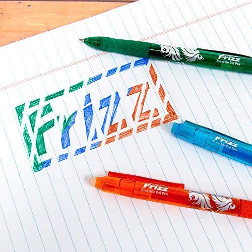 Bolígrafo retráctil gel borrable BAZIC multicolor miniatura 2