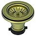 Brasstech 122/06 Basket Strainer Assembly - Antique Brass