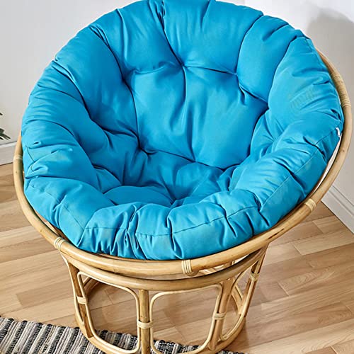 Cojin Silla Colgante Huevo, CojíN Redondo para Silla De Patio JardíN Terraza SillóN Columpio De RatáN Mimbre Huevo Silla Colgante Hamaca Silla Colgante CojíN (J 100x100cm)