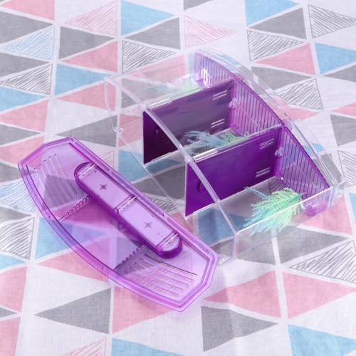 Aquarium pour poissons rouges compact triple compartiment installation facile