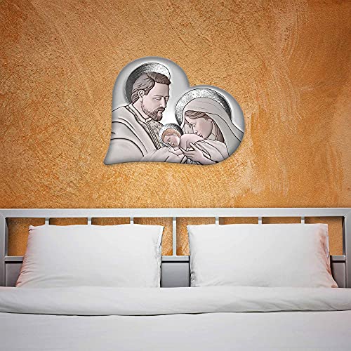 Lupia Capezzale Sacra Famiglia in Legno Heart The