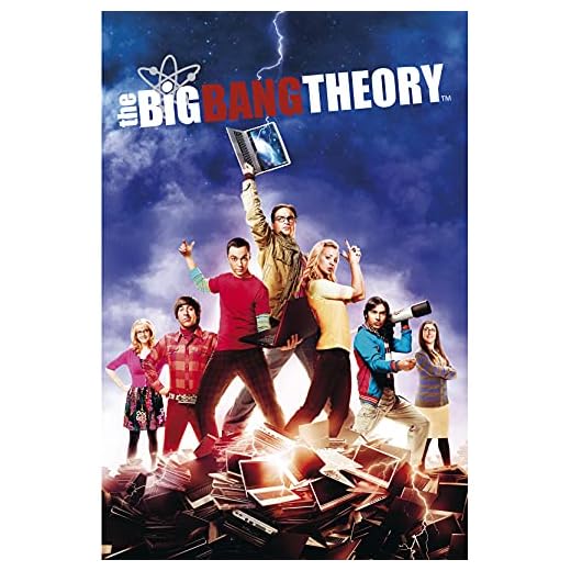 ABYstyle ABYDCO788 GB Eye The Big Bang Theory Cast Maxi Póster, 61cm x 91.5cm
