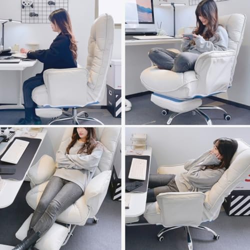 Fauteuil de bureau ergonomique inclinable avec repose-pieds - 4