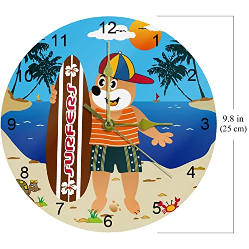 Horloge silencieuse avec grands chiffres pour lecture facile - 7