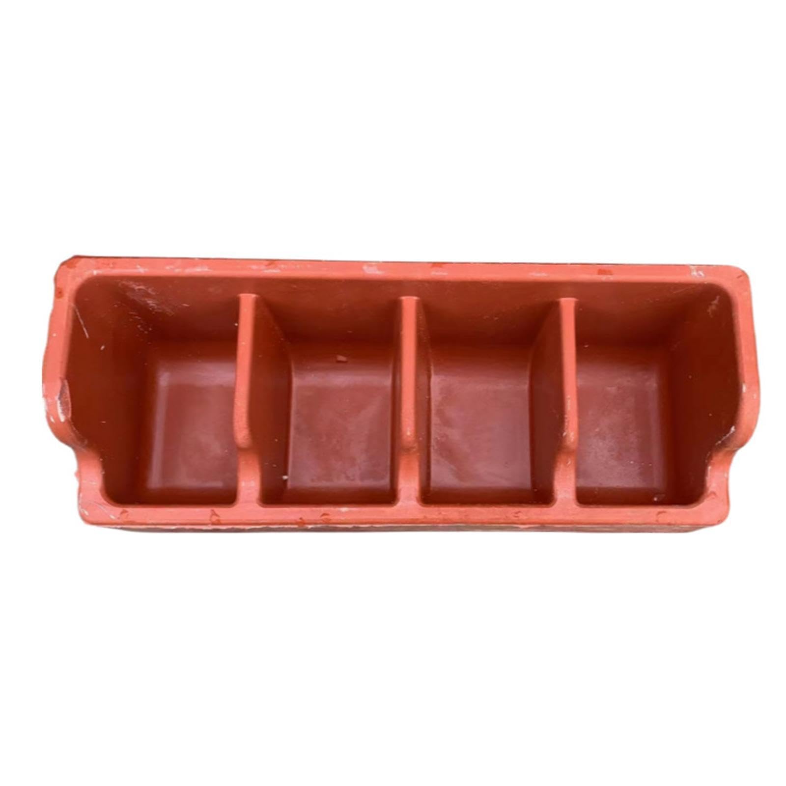 mangiatoia di maiale, mangiatoia, mangiatoia con 4 scomparti, alimentazione di bestiame, animali domestici, forniture agricole, abbeveratoio per piccoli animali, presepe di maiale