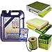 Produktbild QR-PARTS 69378160 Filter Set Inspektionspaket 5 Liter Liqui Moly Motoröl Leichtlauf High Tech 5W-40 MANN-FILTER Innenraumfilter Luftfilter Ölfilter