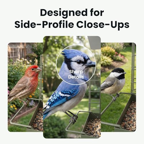Image of Birdfy Smart Bird Feeder with Camera, Solar Powered, Gift for Bird Lovers