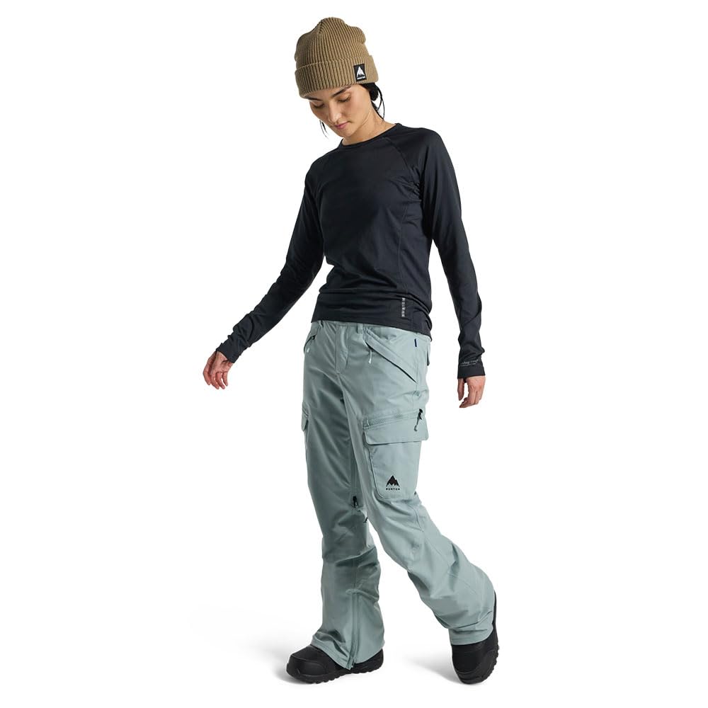 Pantalon de ski Burton femme stretch Gloria chaud vert petrol - 8