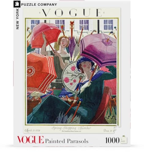 New York Puzzle Company - Vogue Magazine Painted Parasols -