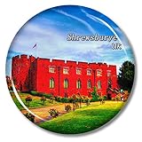 metal Adhesivo magnético para nevera de Whittington Shrewsbury Shropshire, 2.28 pulgadas