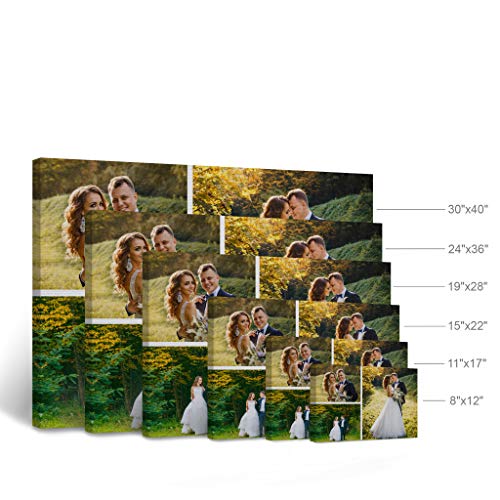 Smile-Art-Design-3-Images-Collage-Picture-Custom-Canvas-Print-with-Your-Photos-Personalized-Photo-Custom-Photo-Prints-Personalized-Gifts-for-Men-Wedding-Gift-Bacheloratte-Decorations-11x17-inches