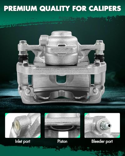 Image of SCITOO 19B3320 Front Left Disc Brake Caliper w /Bracket Fit For Mini For Cooper 2007-2015, Single Piston