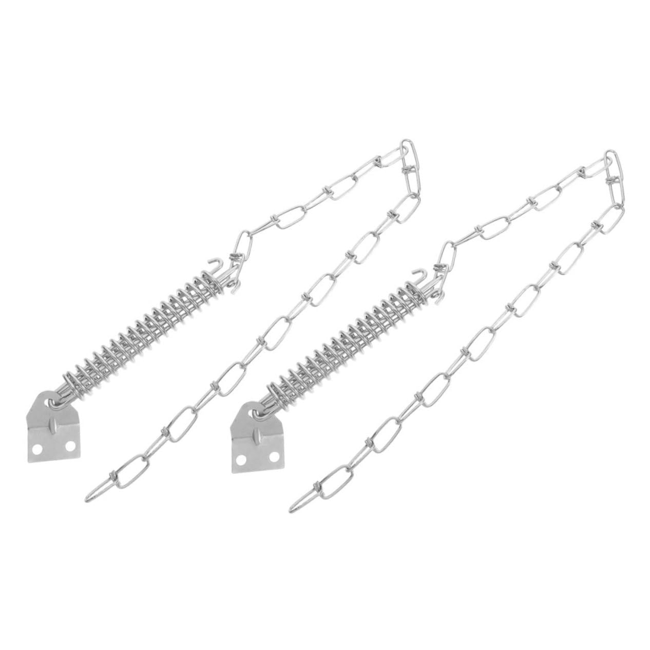 Cadena de seguridad inoxidable para puerta con protección doble y antiviento