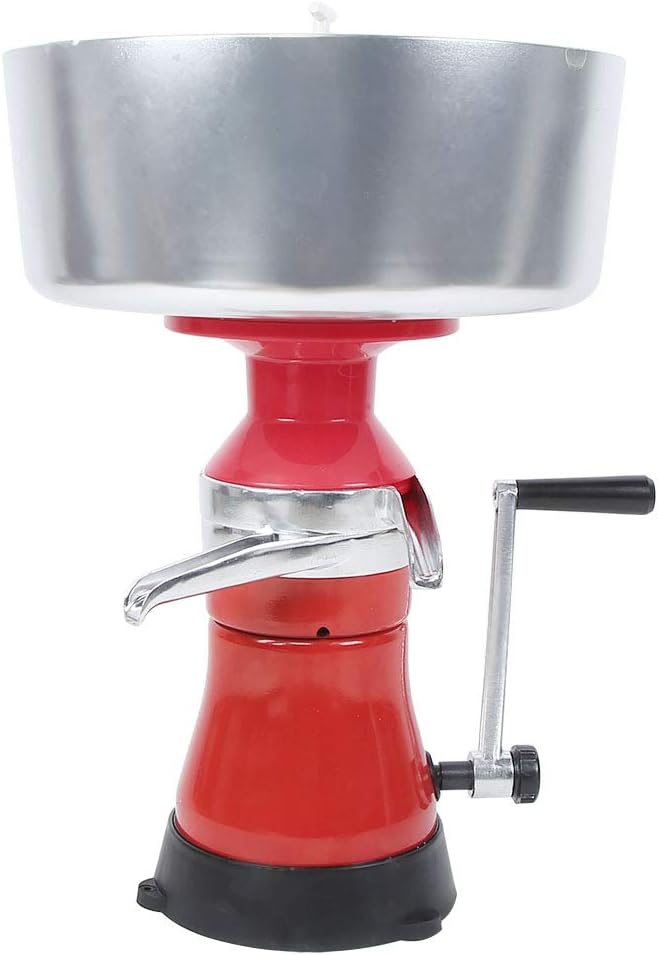 Aluminum Alloy Manual Cream Separator Milk Separating Machine High Efficiency Durable for Home Dairy Farm Use Easy to Clean Stable Operation