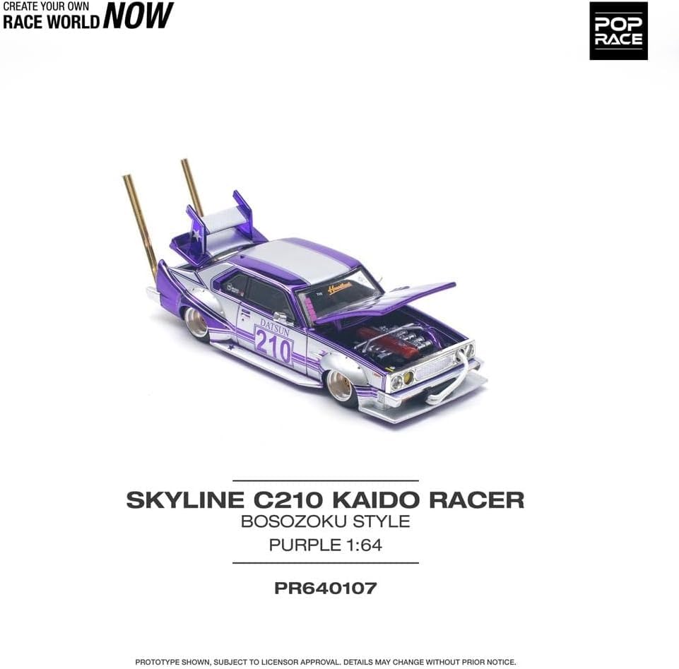 Amazon.com: Diecast Model Car Compatible with Pop Race 1:64 Nissan