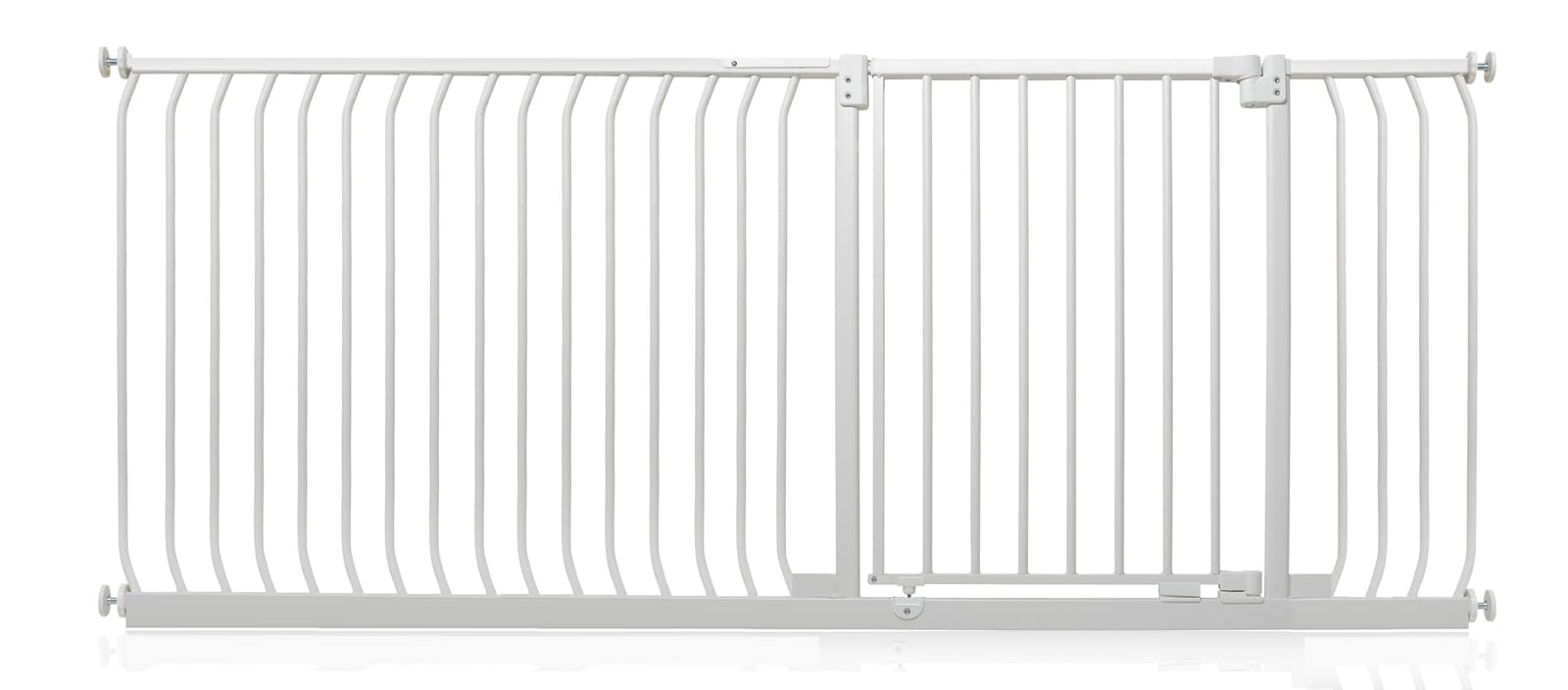 Safetots Elite Pressure Narrow Safety Gate, 65.5cm - 74.5cm, Matt White, Narrow Pressure Fit Stair Gate, Baby Gate for Doors Hallways and Spaces, Safety Barrier, Easy Installation — view 52
