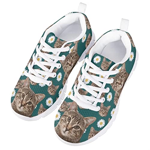 PinUp Angel Cute Girls Shoes Tennis Running Lightweight Breathable Walking Sneakers for Kids3