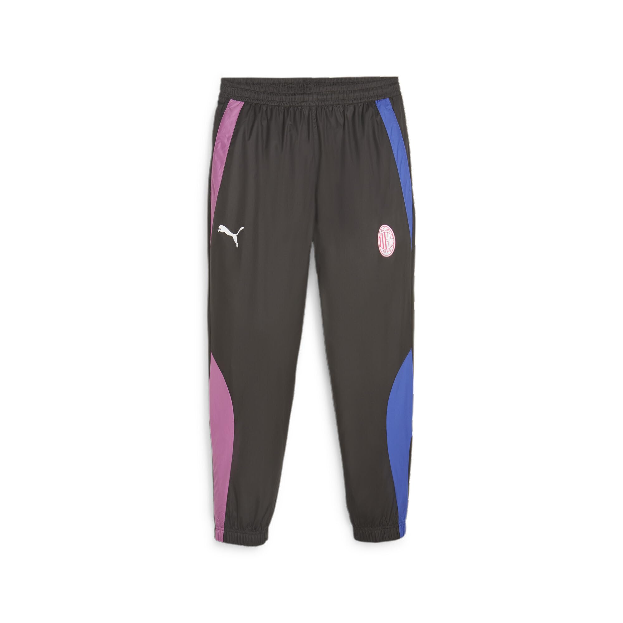 Puma Ac Milan 23/24 Pre-Match Woven Pant Black/Pink