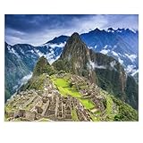 BEAYODKP Machu Picchu，Metall-Blechschild Poster Malerei 