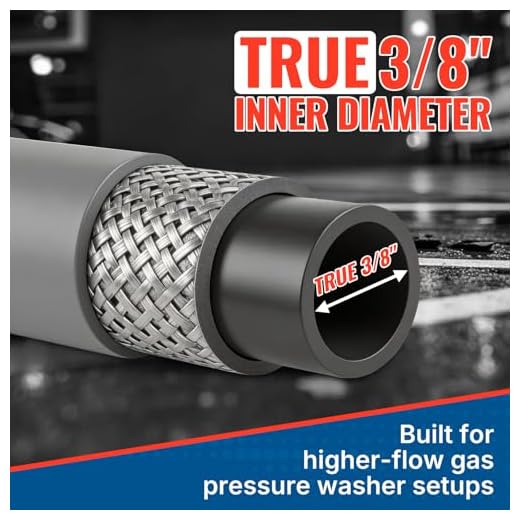 YAMATIC 35 FT Pressure Washer Hose 4200 PSI
