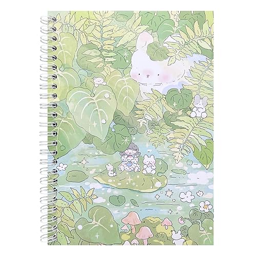 YUATCYA Reusable Sticker Storage Book Collecting Album Blank Stickers Organizer Book A5 Size with 40 Sheets Blank Release Paper for Stickers Holder Collection (GREEN-3) TZB-2