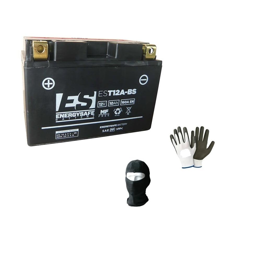 Batteria Gel Fulbat YT12A-BS - Per Suzuki Burgman E Altri Scooter, 12V 11.6Ah - Foto 8