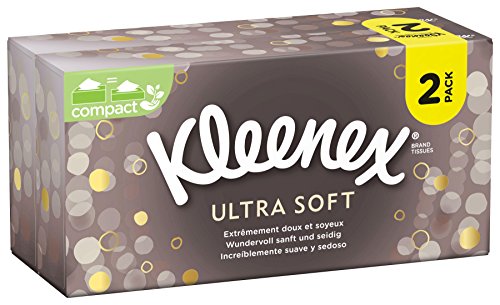 Kleenex Ultrasoft Boite de Mouchoirs Ultra Doux x 2 - Lot de 4