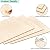 DIYDEC 12 Pack Basswood Sheets 12 x 8 x 1/13 Inch Thin Plywood Wood Sheets Unfinished Wood Squares Boards Balsa Wood Sheets for Crafts Architectural Models Laser Cutting Wood Burning and Drawing