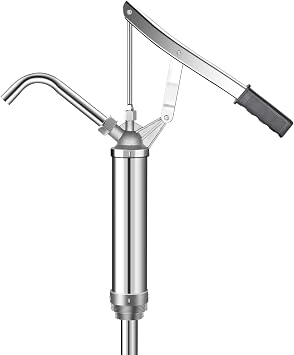 55 Gallon Drum Pump Efficient Lever-Action Barrel Pump for 5 to 55 Gallon Drums, Barrel Pump,Manual Oil Drum Pump,Perfect for Transferring Motor Oil, Diesel, Lubricants, Kerosene, and Fuel, dzz-2402