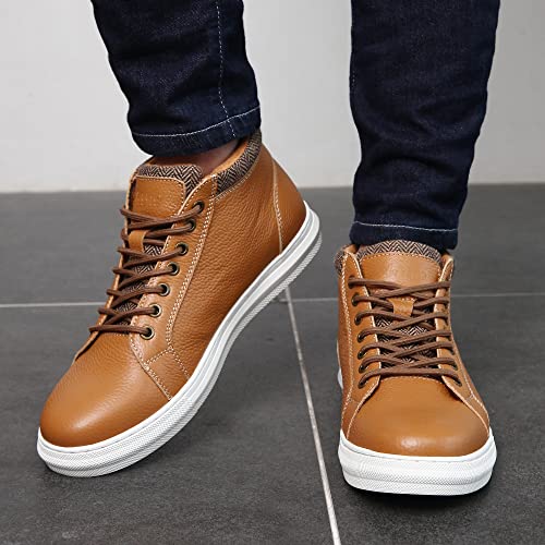 Image of Arkbird Mens Leather Sneaker Fashion Classic Casual Chukka Ankle Boots for Men