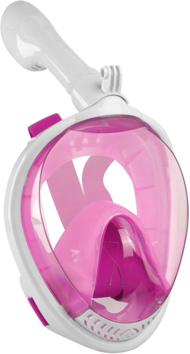 Accessoires De Plongée en Apnée Masque De Plongée en Apnée Plongée sous-Marine Masque De Plongée Intégral Masque De Plongée Anti-buée Lunettes pour, 2.White, L-XL