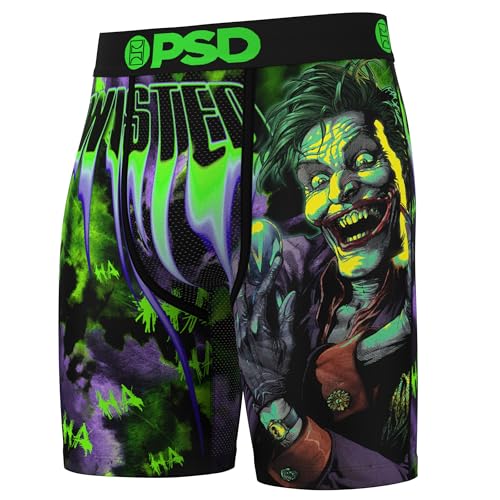 PSD Men's Joker Twisted Boxer Briefs, Multi, XL