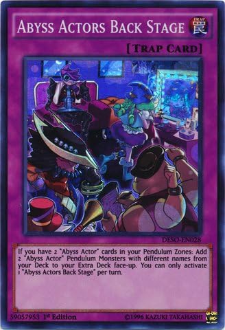 Yu-Gi-Oh.Abyss Agentes Back Stage (deso-en028)Destiny de soldados1st EditionSuper Raro